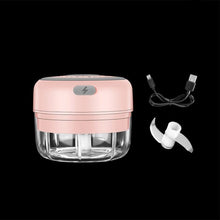 Load image into Gallery viewer, 100/250ml Electric Garlic Masher Garlic Press Vegetable Chili Meat Garlic Chopper Press USB Masher Machine Kitchen Gadgets