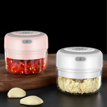 Load image into Gallery viewer, 100/250ml Electric Garlic Masher Garlic Press Vegetable Chili Meat Garlic Chopper Press USB Masher Machine Kitchen Gadgets