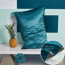 Load image into Gallery viewer, Pure silk pillowcase real silk pillowcase natural silk pillowcase mulberry silk pillow case silk pillowcase