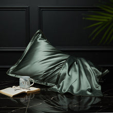 Load image into Gallery viewer, Pure silk pillowcase real silk pillowcase natural silk pillowcase mulberry silk pillow case silk pillowcase