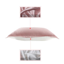 Load image into Gallery viewer, Pure silk pillowcase real silk pillowcase natural silk pillowcase mulberry silk pillow case silk pillowcase