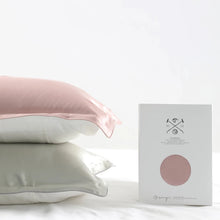 Load image into Gallery viewer, Pure silk pillowcase real silk pillowcase natural silk pillowcase mulberry silk pillow case silk pillowcase