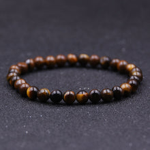 Load image into Gallery viewer, Real Natural Tiger Eyes Brazalete Men Women Strand 4/6/8/10/12/14mm Stone Brazalete Hombre Jewelry Accessories Pulseras