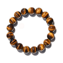 Load image into Gallery viewer, Real Natural Tiger Eyes Brazalete Men Women Strand 4/6/8/10/12/14mm Stone Brazalete Hombre Jewelry Accessories Pulseras