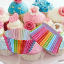 Load image into Gallery viewer, 100pcs Cupcake Liner Baking Cups Cupcake Mold Party Tray Cake Mold Paper Cases Cake Tools Bakeware Kitchen,Dining & Bar Home