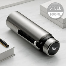 Load image into Gallery viewer, 1000ML Smart Thermos Bottle Keep Cold and Hot Bottle Temperature Display Intelligent Thermos for Water Tea Coffee Vacuum Flasks