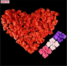 Load image into Gallery viewer, 1000pcs Colorful Artificial Rose Petals Wedding Petalas Colorful Silk Flower Accessories Wedding Rose 7z