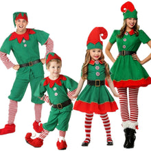 Load image into Gallery viewer, Halloween Children's Elf Costume Performance Christmas Cosplay Parent-Child Fancy Dress Ball Performance Costume