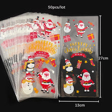 Load image into Gallery viewer, 100Pcs Halloween Cone Bags Plastic Candy Pouch Pumpkin Treat or Trick Bat Spider Halloween Decoration Supplies Halloween Favor