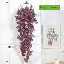 Load image into Gallery viewer, 100cm Artificial Plants Hanging Vines Wedding Garden Decoration Fake Plant Decor for Wall Green Leaves Vines Decorating