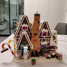 Load image into Gallery viewer, Compatible With Girl Friends Gingerbreaded House Bricks Set With Figures& Building Blocks Toys For Kids Christmas Gift