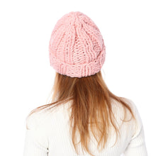 Load image into Gallery viewer, Knitted Hat Women 'S Winter Solid Color Simple Thick Woolen Cap Foreign Trade Warm Ear Protection Hat