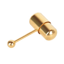 Load image into Gallery viewer, Tongue Pin Exquisite Electroplated Stainless Steel Human Body Piercing Accessories Vibration Tongue Ring