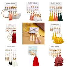 Load image into Gallery viewer, Ear Rings New Tassel Earrings Female Boho Flower Earrings for Women