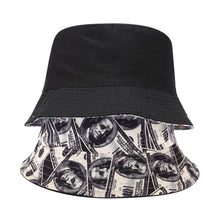 Load image into Gallery viewer, USD Graffiti Bucket Hat Women's Foldable Double-Sided Wear Bucket Hat Tide Outdoor Casual Sun Hat