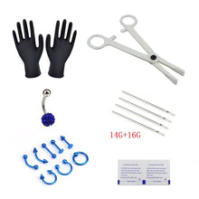 Load image into Gallery viewer, Puncture Kit 18-Piece Set Human Body Piercing Accessories Disposable Puncture Tools