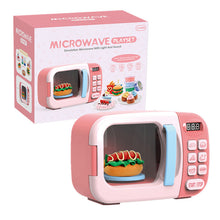 Load image into Gallery viewer, Baby Role Play Electric Toy Household Appliances Analog Microwave Set Toy