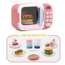 Load image into Gallery viewer, Baby Role Play Electric Toy Household Appliances Analog Microwave Set Toy