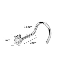 Load image into Gallery viewer, Set Zircon Nose Stud Piercing Jewelry