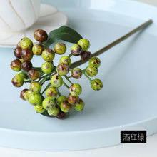 Load image into Gallery viewer, Small Sized Fruit Bunches of Fu Lu Guo Hill Fruit Decorative Floral Flower Arrangement Accessories Christmas Small Berry