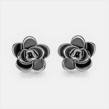 Load image into Gallery viewer, Oiling Bow Stud Earrings Earrings Piercing Jewelry