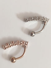 Load image into Gallery viewer, New Belly Umbilical Ring Inverted Zircon Navel Decoration Umbilical Ring Piercing Jewelry