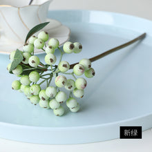 Load image into Gallery viewer, Small Sized Fruit Bunches of Fu Lu Guo Hill Fruit Decorative Floral Flower Arrangement Accessories Christmas Small Berry