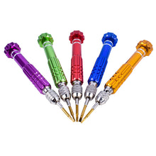 Load image into Gallery viewer, 5-in-1S2 Steel Mobile Phone Disassembly Repair Tool Watch Screw Multi-Purpose Combination Screwdriver Set