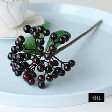 Load image into Gallery viewer, Bunched Branches Fu Lu Guo Hill Fruit Decorative Floral Flower Arrangement Accessories Christmas Small Berry