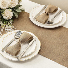Load image into Gallery viewer, 10Meter Natural Jute Burlap Fabric Jute Roll Hessian Ribbon Roll Burlap Table Runner Wedding Party Supplies Wedding Decoration