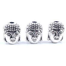 Load image into Gallery viewer, 10pcs Antique Owl Lion Buddha Leopard Head Spacer Beads Charm DIY Bracelets Necklace Beads for Jewelry Making Accessories