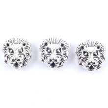 Load image into Gallery viewer, 10pcs Antique Owl Lion Buddha Leopard Head Spacer Beads Charm DIY Bracelets Necklace Beads for Jewelry Making Accessories