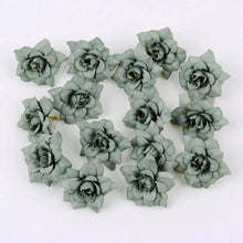 Load image into Gallery viewer, 10Pcs Artificial Flower 4.5cm Silk Rose Head For Wedding Home New Year Decoration DIY Garland Scrapbook Gift Box Craft Flower