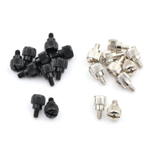 Load image into Gallery viewer, Screws 10pcs Computer Case Screws Black Or Nickel Computer Case Screw Hand Tighten Thumb Screw Overall Size 14 x 9mm