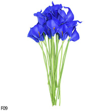 Load image into Gallery viewer, 10Pcs High Quality Real Touch Calla Lily Artificial Flowers Calla Lily Bouquet For Wedding Bouquet Bridal Home Flower Decoration