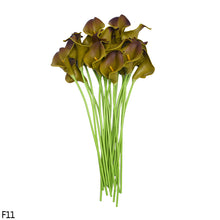 Load image into Gallery viewer, 10Pcs High Quality Real Touch Calla Lily Artificial Flowers Calla Lily Bouquet For Wedding Bouquet Bridal Home Flower Decoration