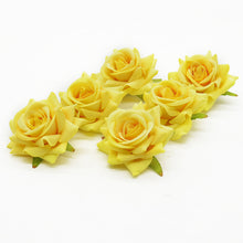 Load image into Gallery viewer, 10Pcs Silk Roses Bridal Accessories Clearance Artificial Flowers for Home Wedding Decoration Diy Gifts Box Festival Supplies
