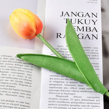 Load image into Gallery viewer, 10Pcs Tulip Artificial Flower White PU Real Touch for Home Decoration Fake Tulips Latex Flowers Bouquet Wedding Garden Decor