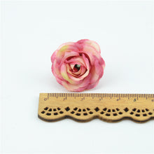 Load image into Gallery viewer, 10pcs 2.5cm Mini Rose Cloth Artificial Flower For Wedding Party Home Room Decoration Marriage Shoes Hats Accessories Silk Flower
