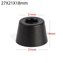 Load image into Gallery viewer, 10PCS Anti slip furniture legs Feet Black Speaker Cabinet bed Table Box Conical rubber shock pad floor protector Furniture Parts