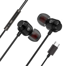 Load image into Gallery viewer, Type-C with Controller in-Ear Heavy Bass Wired with Mic Earphone Cellphone Earplugs