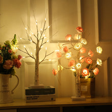 Load image into Gallery viewer, Light-Emitting Small Tree Lamp LED Artificial Rose Tree Lamp New Year Color Lamp Home Decoration
