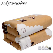Load image into Gallery viewer, 110V-220V Security Plush Electric Blanket Bed Thermostat Electric Mattress Soft Electric Heating Blanket Warmer Heater Carpet