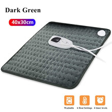 Load image into Gallery viewer, 110V-240V Electric Heating Pad Blanket Timer Physiotherapy Heating Pad For Shoulder Neck Back Spine Leg Pain Relief Winter Warm