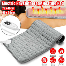 Load image into Gallery viewer, 110V-240V Electric Heating Pad Blanket Timer Physiotherapy Heating Pad For Shoulder Neck Back Spine Leg Pain Relief Winter Warm