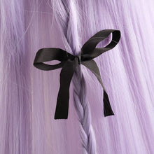 Load image into Gallery viewer, 100cm Sunshine Anime Cosplay Purple Bullet Roving/Discussion on Broken Fog Cut Ring Wig Rose Inner Net