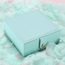 Load image into Gallery viewer, Jewelry Storage Box Portable PU Leather For Ring Bracelet Finishing Holders Case