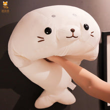 Load image into Gallery viewer, Ocean Series Aquarium down Cotton Lying Seal Ball Plush Toy Doll Cross-Border Plush Large Doll