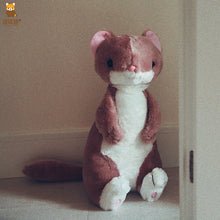 Load image into Gallery viewer, Large Prize Claw Doll Cute Pet Sitting Posture Ferret Cross-Border Toy Mink Hair Plush Toy Doll