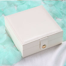 Load image into Gallery viewer, Jewelry Storage Box Portable PU Leather For Ring Bracelet Finishing Holders Case